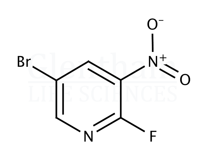 3-Bromo-2-fluoro-5-nitropyridine Structure