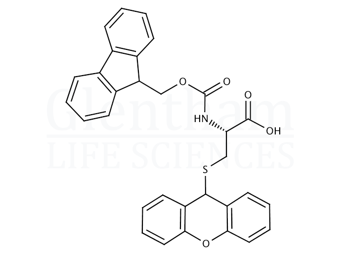 Fmoc-S-xanthyl-L-cysteine Structure