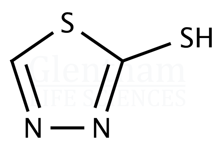 2-Mercapto-1,3,4-thiadiazole Structure