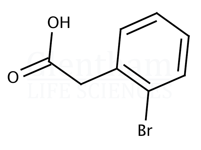 2-Bromophenylacetic acid Structure