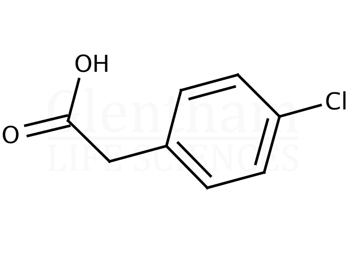 4-Chlorophenylacetic acid Structure