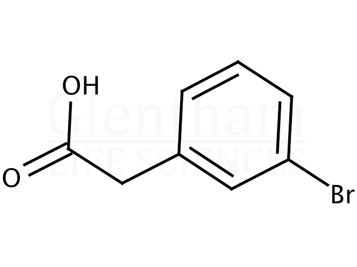 3-Bromophenylacetic acid Structure