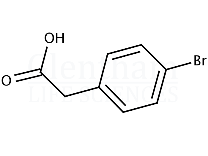 4-Bromophenylacetic acid Structure