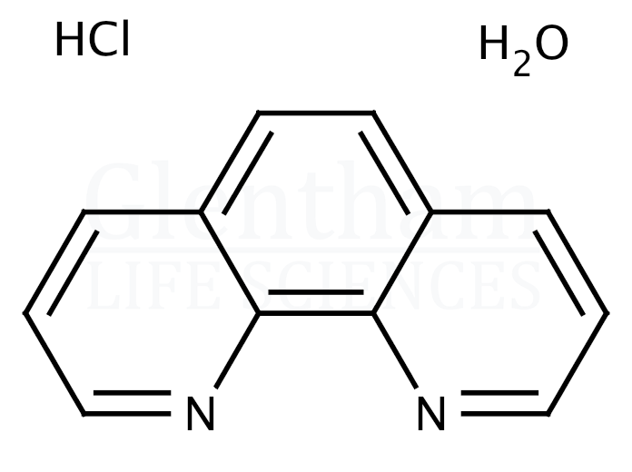 1,10-Phenanthroline hydrochloride monohydrate Structure