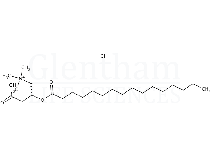 Palmitoyl-L-carnitine chloride Structure