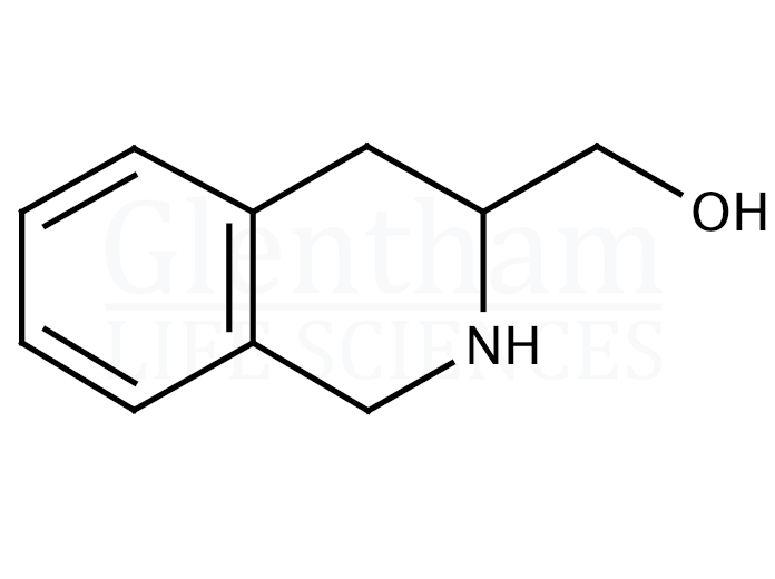 Structure for (S)-(-)-1,2,3,4-Tetrahydroisoquinoline-3-methanol