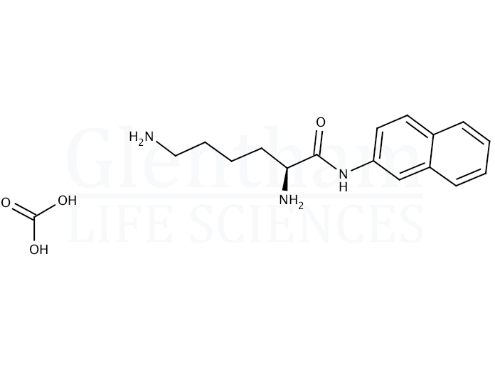 L-Lysine beta-naphtyl amide carbonate Structure