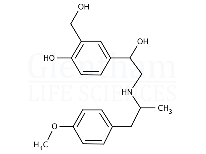 Structure for  Salmefamol  (18910-65-1)