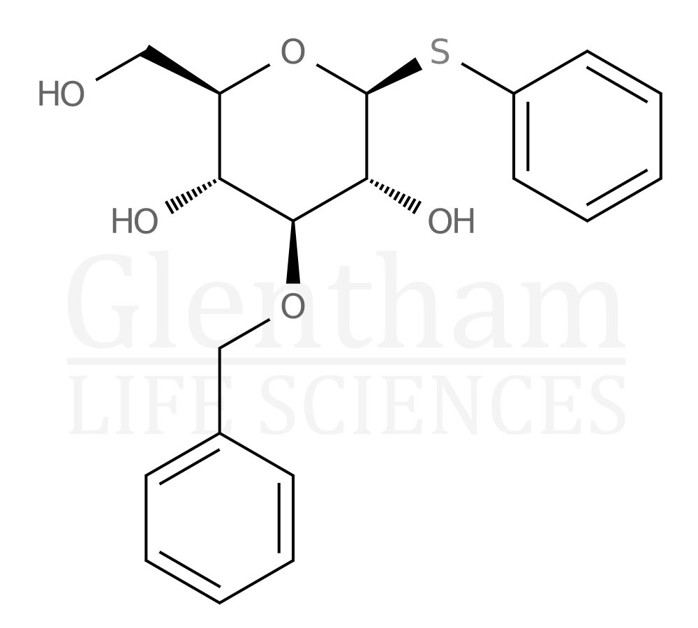 phenyl 3-O-benzyl-1-thio-b-D-glucopyranoside   Structure