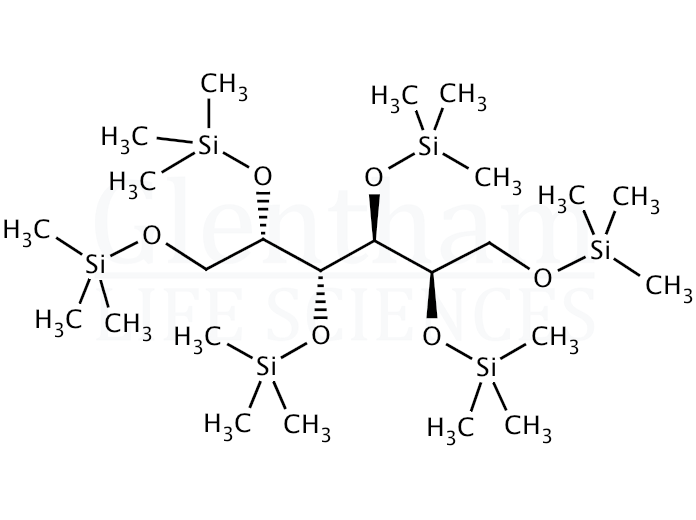 Trimethylsilyldulcitol Structure
