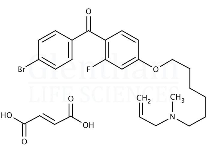 Structure for  Ro 48-8071 fumarate  (189197-69-1)