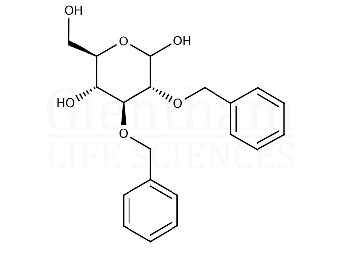 Structure for 2,3-Di-O-benzyl-D-glucopyranose