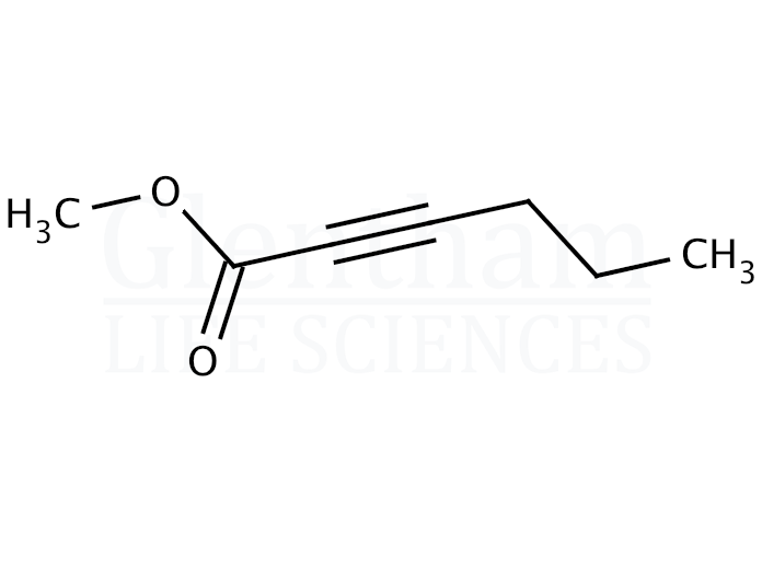 Methyl 2-hexynoate Structure