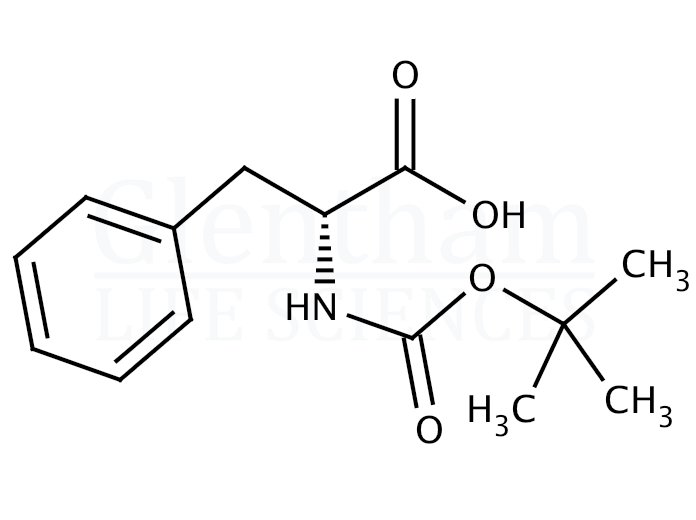 Structure for Boc-D-Phe-OH (18942-49-9)