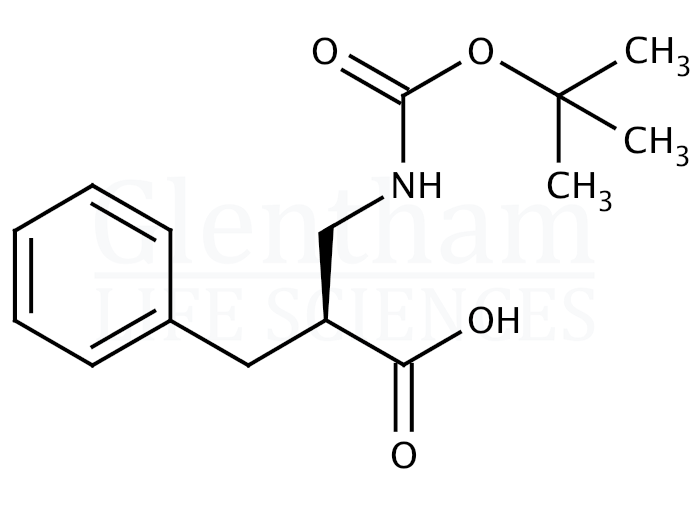 Structure for (S)-2-[(Boc-amino)methyl]-3-phenylpropionic acid  (189619-55-4)
