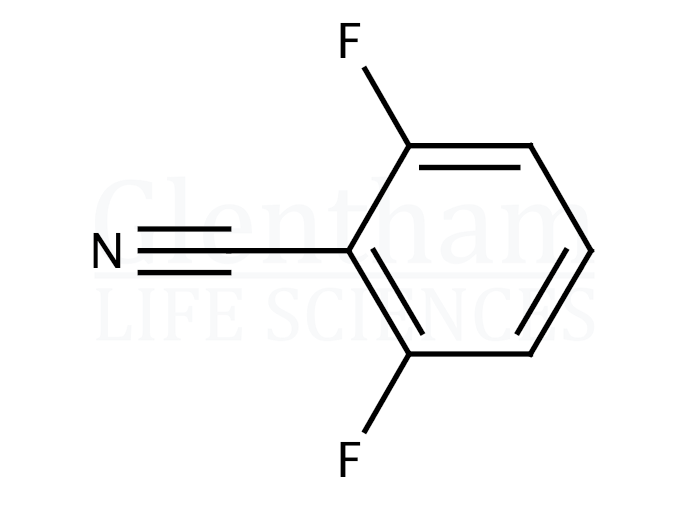 2,6-Difluorobenzonitrile Structure
