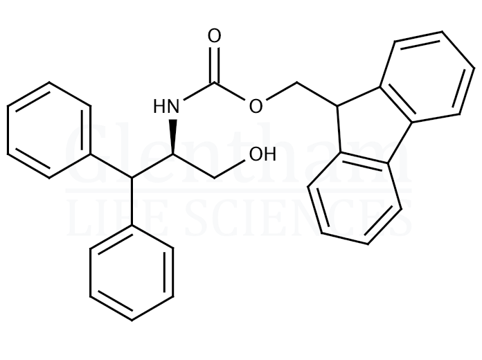 N-(9-Fluorenylmethoxycarbonyl)-β-phenyl-D-phenylalaninol  Structure