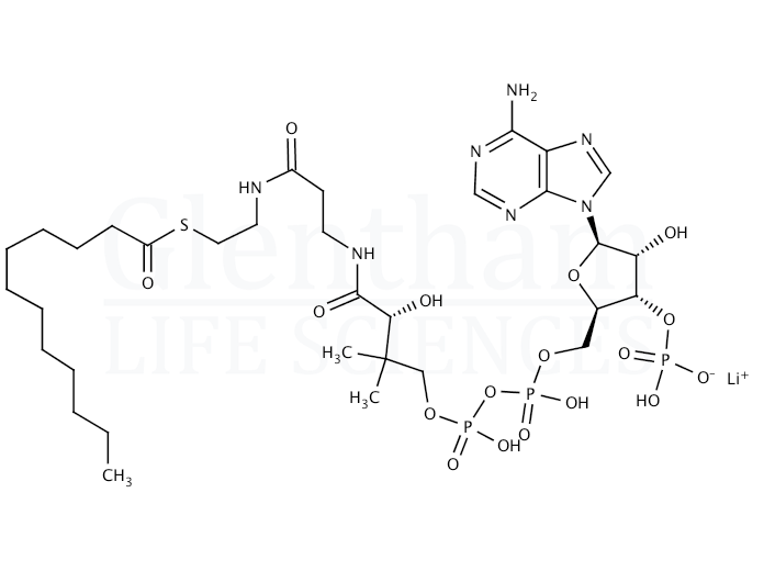 Lauroyl coenzyme A lithium salt Structure