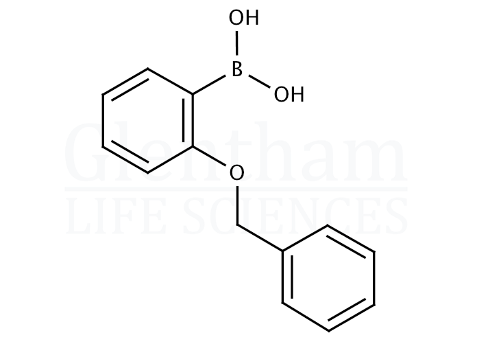 2-Benzyloxyphenylboronic acid Structure