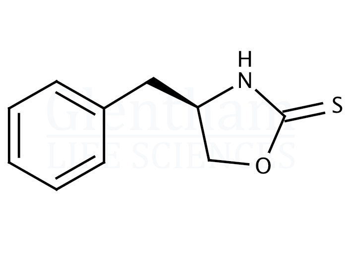 (R)-(+)-4-Benzyl-1,3-oxazolidine-2-thione Structure