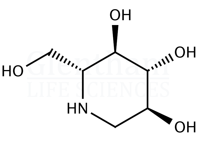 Structure for 1-Deoxynojirimycin