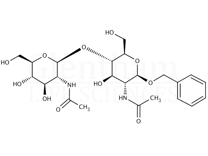 Benzyl N,N''-di-acetyl-b-chitobioside Structure