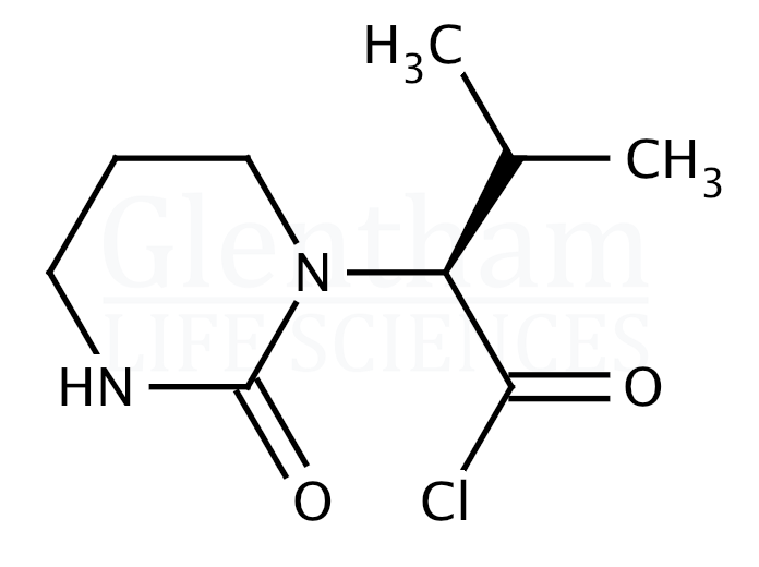 Structure for 2S-(1-Tetrahydro-pyrimid-2-onyl)-3-methyl-butanoyl chloride