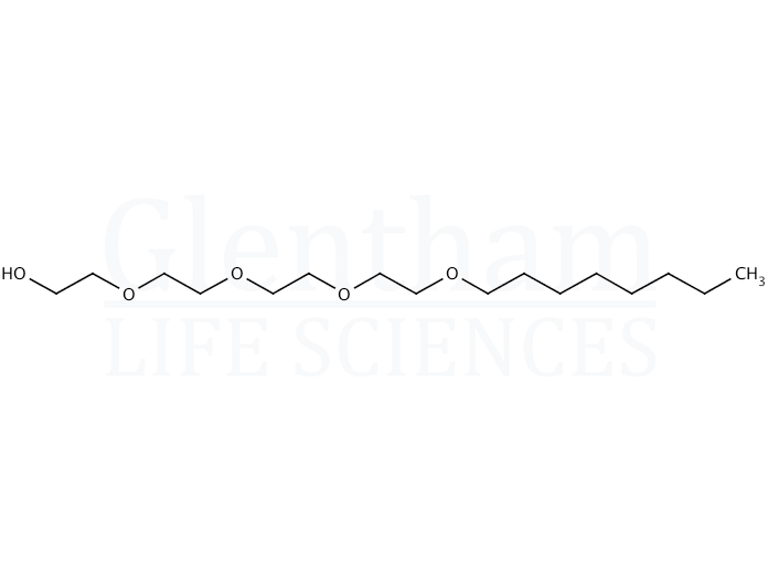 Tetraethylene glycol monooctyl ether Structure