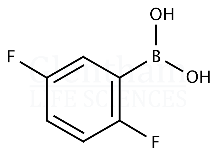 Structure for 2,5-Difluorophenylboronic acid
