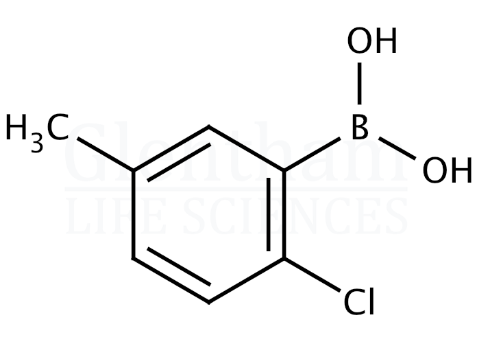 Structure for 2-Chloro-5-methylphenylboronic acid