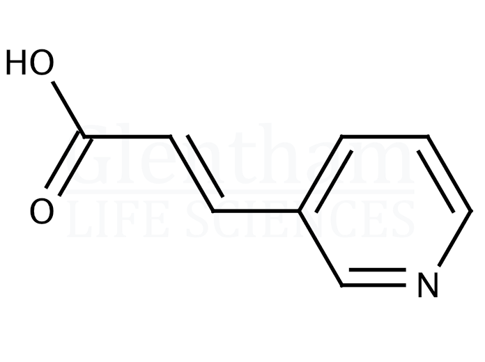 trans-3-(3-Pyridyl)acrylic acid Structure