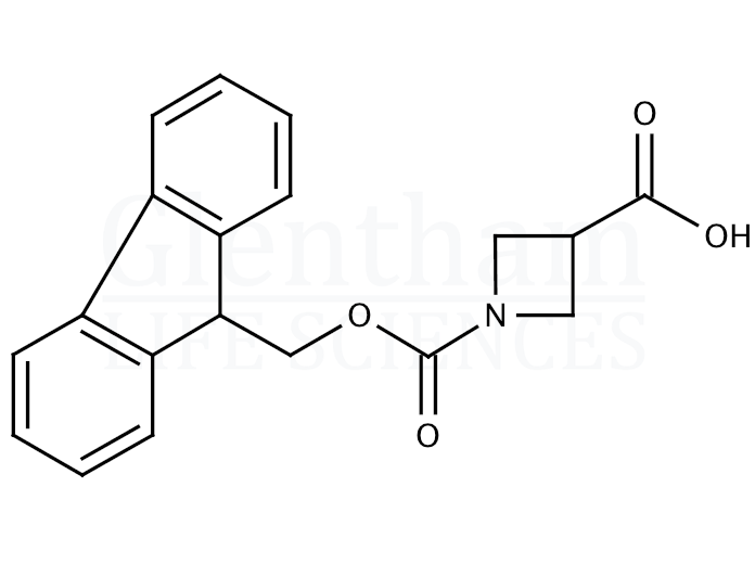 1-Fmoc-azetidine-3-carboxylic acid   Structure