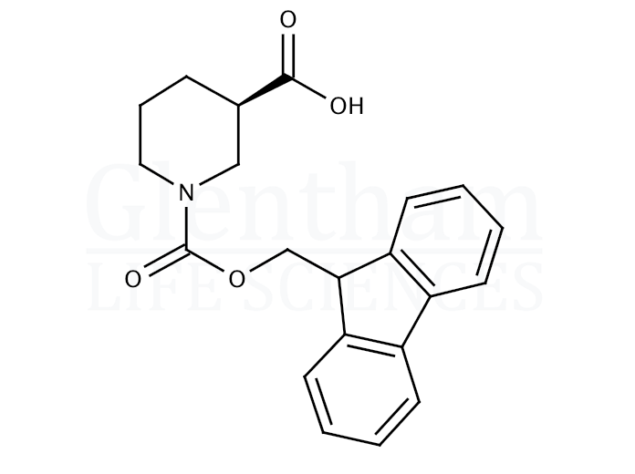 Structure for (R)-Fmoc-Nip-OH   (193693-67-3)