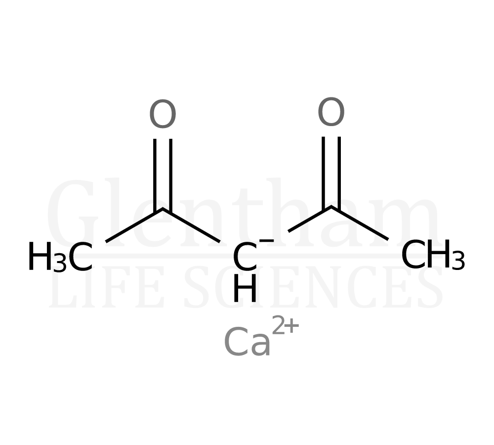 Calcium 2,4-pentanedionate Structure