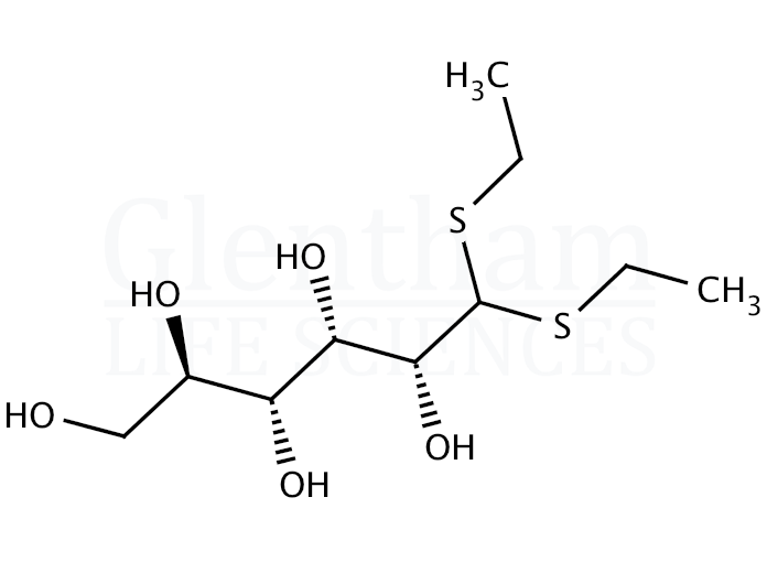 D-Glucose diethylmercaptal Structure