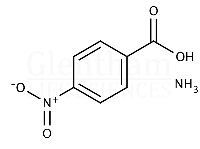 Structure for  Ammonium 4-nitrobenzoate dihydrate  (19416-70-7)