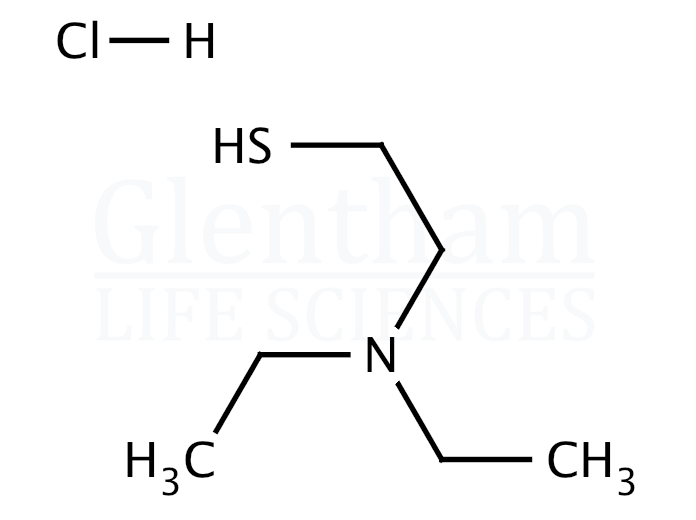 2-Diethylaminoethanethiol hydrochloride Structure