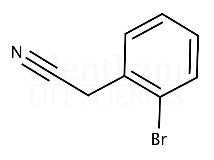 2-Bromophenylacetonitrile Structure