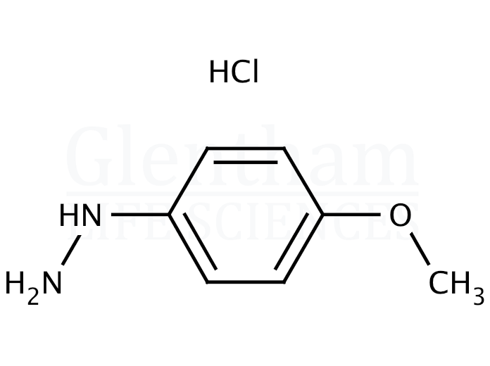 4-Methoxyphenylhydrazine hydrochloride Structure