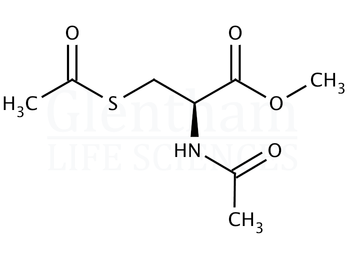 N,S-Diacetyl-L-cysteine methyl ester Structure