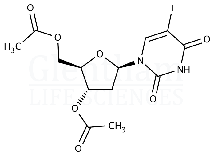 Structure for 3'',5''-Di-O-acetyl-2''-deoxy-5-iodouridine