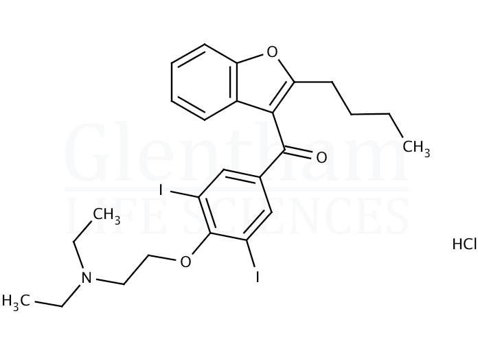 Structure for Amiodarone hydrochloride