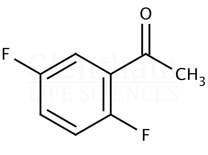 2'',5''-Difluoroacetophenone Structure