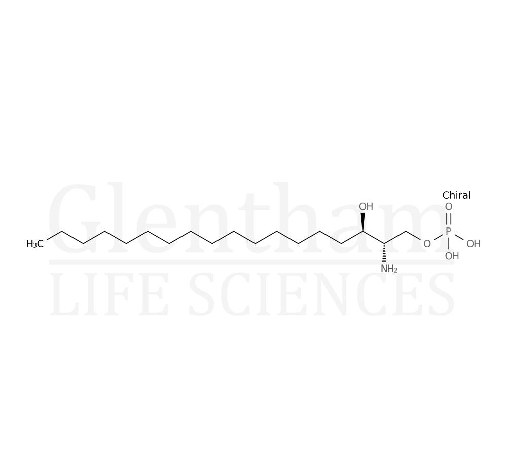 Structure for  D-erythro-Dihydrosphingosine 1-phosphate  (19794-97-9)