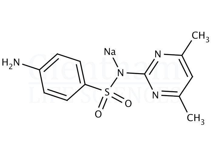 Structure for Sulfamethazine sodium salt (1981-58-4)