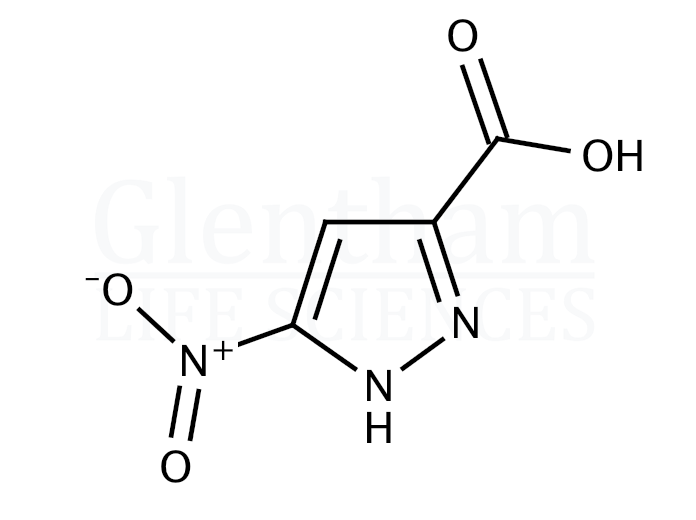 Structure for  5-Nitro-3-pyrazolecarboxylic acid  (198348-89-9)