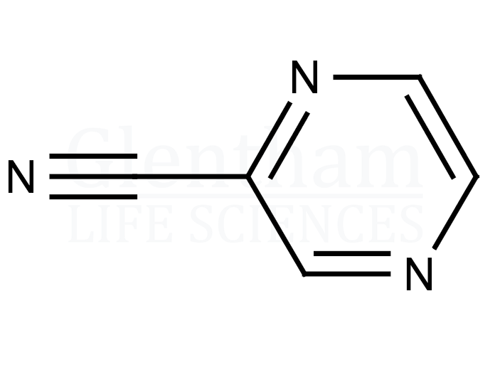 Strcuture for Pyrazine-2-carbonitrile (2-Cyanopyrazine)