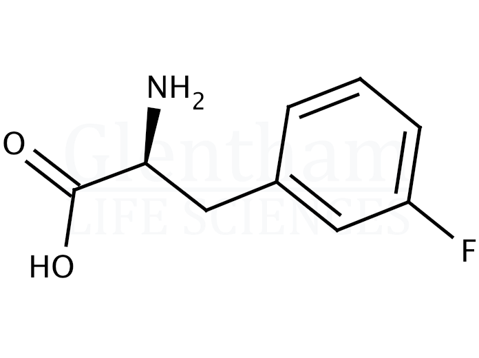 m-Fluoro-L-phenylalanine   Structure