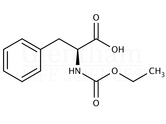 N-Ethoxycarbonyl-L-phenylalanine  Structure