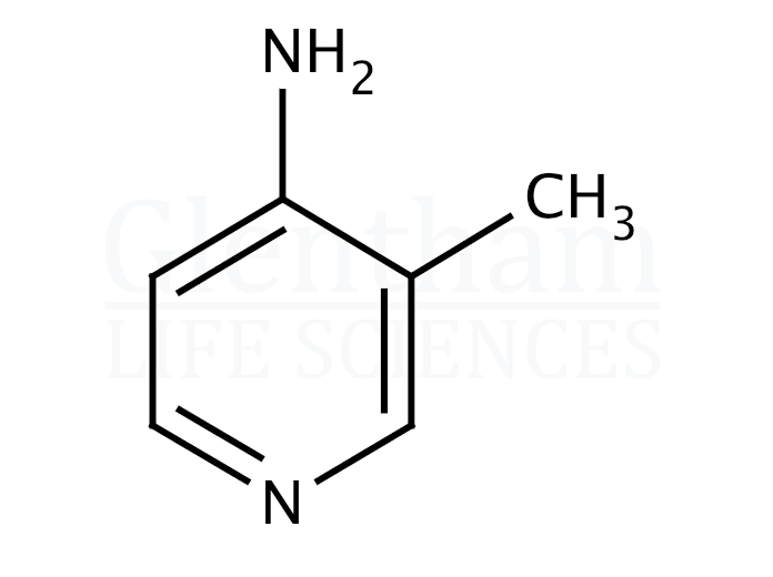 Structure for 4-Amino-3-methylpyridine (4-Amino-3-picoline)